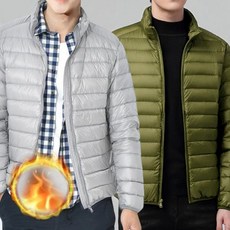 [유일] 겨울 작업복 남자 가벼운 경량 이너 숏패딩 점퍼