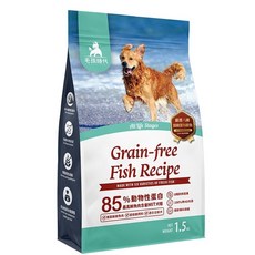 毛孩時代 無穀全犬糧 85%鮮魚肉配方, 1個