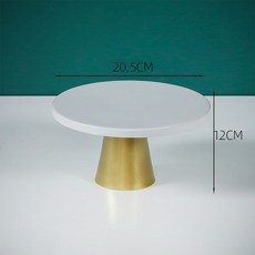 蛋糕盤 杯子蛋糕架 水果盤 三層水果架 鐵藝點心盤 下午茶點心架 家用蛋糕托盤 甜點架 三層蛋糕架 甜品架, 金底座小號, 1個