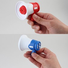 메가폰 녹음기/키링 열쇠고리 마이크 행사 레크레이션 미니 휴대용 녹음 확성기, 랜덤발송, 1개