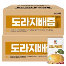 순수식품 도라지배즙 실속형, 80ml, 200개