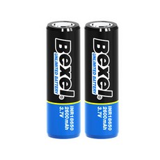 벡셀 리튬이온 3.7V 18650 2600mah 벌크 충전지 (보호회로 내장형), 2개, 1개