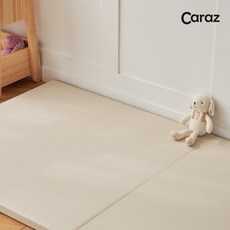 카라즈 항균 원플립 2단 폴더매트 140x250x4cm 유아매트 놀이방매트 층간소음매트, 그레이