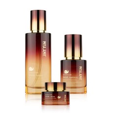 쟝블랑 지니윰 센서티브 케어 스네일 3종 세트 (토너+크림+앰플) 피부 보습 기초화장품, 1세트