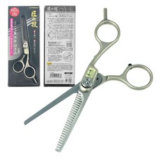 【GREEN BELL】日本匠之技 145mm不銹鋼理髮剪刀-梳狀刀片(頭髮剪刀 美髮剪刀 打薄剪刀/G-5002), 1個