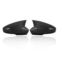 미국형 스코다 옥타비아 차량용 사이드 미러 커버 윙 캡 도어 케이스 트림 스티커, 1개, 2. Carbon