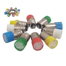 LED꼬마전구 6.3V12V24V 파이롯트램프E10 9S(낱개1개), E10-24V청색 1개, 1개