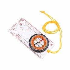 上手家居 8合1多功能帶尺指北針 指南針 登山露營 戶外活動必備, 1個, 森林指北針 高階款