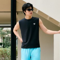 아레나 365 레귤러핏 슬리브리스 래쉬가드 A5BM1RR41BLK