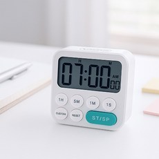 YES 영이과학기기 신제품 디지털 공부 쿠킹 무소음 타이머 시계 KTY50, 1개