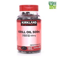 500mg x 크릴오일 커클랜드 180 시그니춰, 1개, 1정