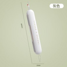 DFMEI 穿針不求人穿引線器老人專用手工縫紉工具穿針神器剪刀針線, 1件, 灰色:如圖