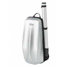 GEWA琴盒背包，輕量化設計，銀色外觀，堅固耐用，舒適背負，額外收納空間, 1個