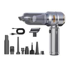 SUITU 随途 6659 PLUS 無線車用吸塵器 旗艦款 強勁吸力 Type-C充電, 銀色