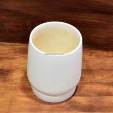 원포 화분 볼링핀 15x19 흰 나무화분