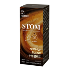 STOM 논업블렌드 대체커피 원두없는 무카페인 오르조, 1개, 15개입, 15g