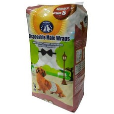Pet Village 魔法村 公狗專用拋棄式禮貌帶 柔軟透氣 防止狗狗意外排泄, 1個, 拋棄式禮貌帶S號, 迷你, 14個裝
