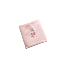 【OniWear】少女純棉生理褲 月事褲 防側漏 透氣, 粉色小兔,M【建議40公斤以下】