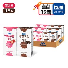 매일유업 190ml 초코6 딸기6
