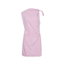 MSGM 타이 디테일 컷아웃 미니 드레스