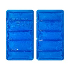 보성 냉찜질팩 5단형 겔타입 아이스팩 냉팩 쿨팩, 2개