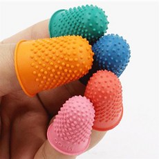 업위드 10P 손가락 골무 고무골무 작업용골무 라텍스골무, 핑크