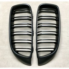 台製 霧面黑 雙線款 水箱罩 中網 鼻頭 替換式 塑膠 適用 14-20 F32 F33 F36 435i M4