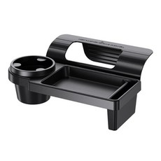 크룽월드 부드러운 자동차 수납 창문 걸이, 검은색, 2개