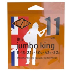 Rotosound Jumbo King 木吉他弦 磷青銅 11-52, 1個, Jumbo King 11-52