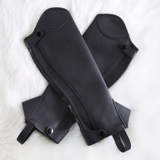 승마 챕스 레깅스 각반 보호대 승마용 부츠 커버 기승 A. 블랙성인S사이즈, 1개, 블랙 수입 초섬유 성인 M 사이즈