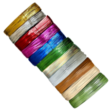 와이티디자인 빵끈 5묶음 대용량 칼라타이 칼라빵끈 타래빵끈, 무광갈색, 5개