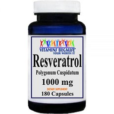 [정품보장]비타민즈비코우즈 레스베라트롤 1000mg Vitamins Because Resveratrol 180정 X 1병, 1개