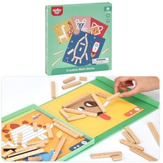 수큐브 그림빈칸 맞추기 자석수막대 교구 학습교구 IQ, 1개