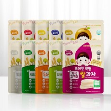 떡뻥 유기농 쌀과자 10가지맛 아이간식 아기과자, I.유기농 떡뻥 쌀과자 블루베리 1봉