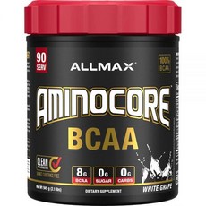 올맥스 ALLMAX Nutrition AMINOCORE BCAA Powder 8.18 Grams of Amino Acids Intra and Post Workout Reco, 1개, 945g