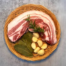 [하늘미트] 제주 흑돼지 오겹살 수육용, 1kg, 1개