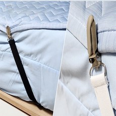 뜬구름디자인 다용도 고정 클립 밴드 2P 다용도고정스트랩, 블랙, 2개