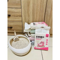 喵董 日本技術益生菌豆腐砂 2.3kg 除臭貓砂【貓多多寵物小舖】, 1個, 原味, 原味