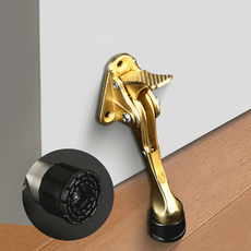 현관문 도어스토퍼 말발굽 문닫힘방지 고정대, 1현관말굽-실버