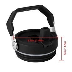 1/2PCS 교체 가능한 텀블러 플립 밀짚 뚜껑 스탠리 20/30/40oz 컵 핸들 씰링 병 커버 증거 방진