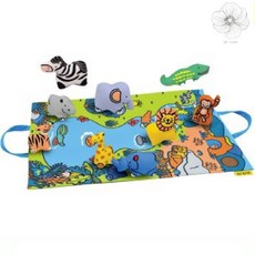 헝겊놀이가방 사파리 영유아교육 아기놀이