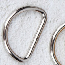 라운드 D링 실버 32mm 가방끈연결고리 가방연결고리 가방고리