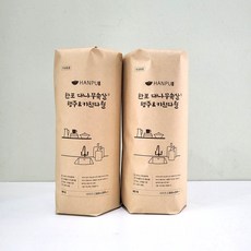 한포 대나무속살 키친타월 롤형, 2개, 60매입