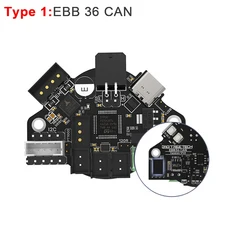 BIGTREETECH 클리퍼 핫엔드 헤드 도구용 EBB36 CAN V1.2 USB 42mm 압출기 BLV 엔더 3 프린터 부품, 01 EBB36, 01 1PC