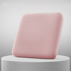 4cm 두께의 시트 쿠션 메모리 폼 통기성 사무실 의자 패드 초부드러운 반발 허리, [04] Pink-40x40x4cm