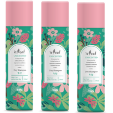 isLeaf 極致蓬鬆乾洗髮噴霧PLUS 無香氛 告別油膩扁塌，快速恢復蓬鬆感, 3件, 150ml