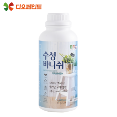 디오페인트 수성바니쉬 500ml(반광), 반광, 500ml, 1개