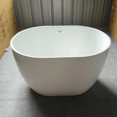 家用一體成型壓克力浴缸 適用小坪數衛浴 附移動功能 適合長者使用, 1個, 空缸 不含龍頭 ,長1米 寬0.7米 高0.6米