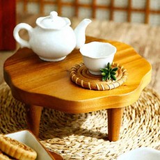 미니소반 찻상 백일상, 바톤 슬림 연화반 차탁 250