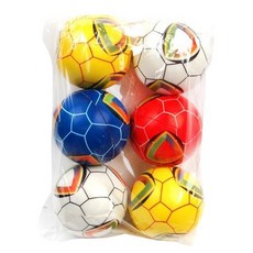 월드컵 소프트 스펀지 축구공 6p세트 랜덤발송, mixed colors, 5개